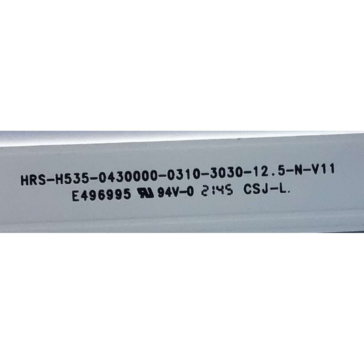 KIT DE LED'S PARA TV SAMSUNG ( 3 PZ ) / NUMERO DE PARTE HRS-H535-0430000-0310-3030-12.5-N-V11 / 75.2ML16G001 / L6+L8 C8 V30 W3 21 47 / 17616 / PANEL CY-BA043HGER1 / MODELO UE43AU7172U - Imagen 3
